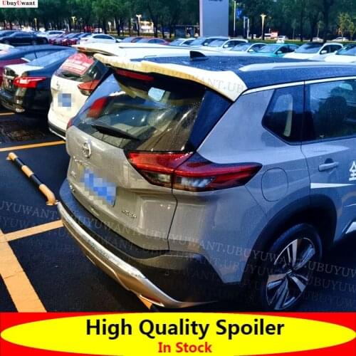 For Nissan New X-Trail Rogue T33 2020 2021 ABS Plastic Unpainted Color Rear Spoiler Wing Trunk Lip Boot Cover Car Styling