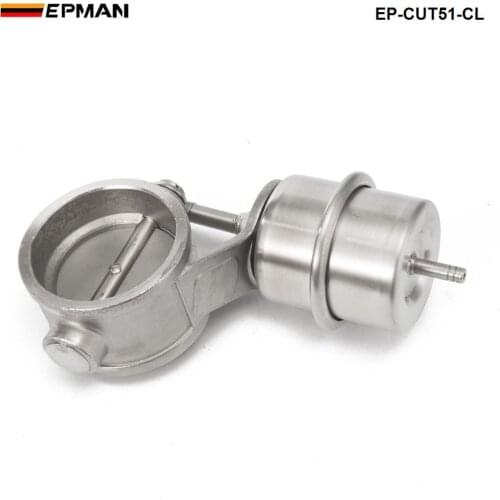 NEW vacuum Activated Exhaust Cutout 2'' 51MM Close Style Pressure: about 1 BAR For BMW E30 M20 325 325 EP-CUT51-CL