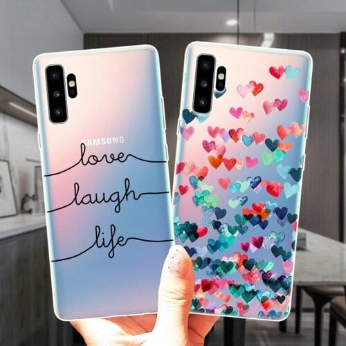 Love Laugh Life Cute Oh My Baby Lover Clear Silicone Case Cover For Samsung M51 M31 M11 M21 M30S M10 M20 NOTE 20 Ultra 10 Pro 9
