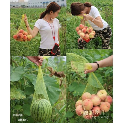 100pcs White, yellow, red plastic mesh mesh bag home receive net food packaging net Mesh bag garlic kitchen receive net