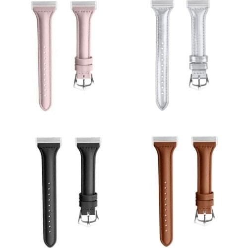 Universal Replacement PU Leather Wrist Sport Strap Belt Watch Band for -Fitbit Versa 3 Sense Bracelet Watch Accessory