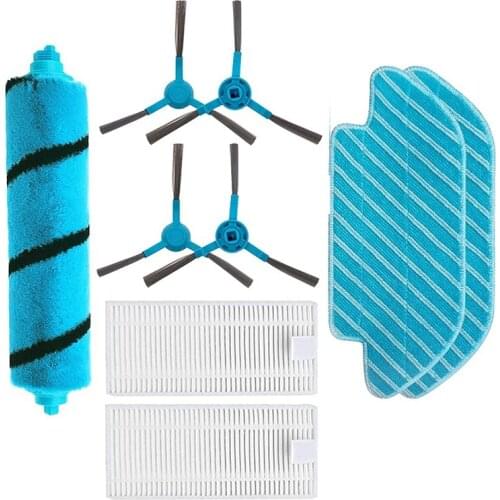 Roller Soft Brush HEPA Filter Side Brush Mop Cloth Replacement Spare Parts for Conga 4090 Vacuum Cleaner Accessories