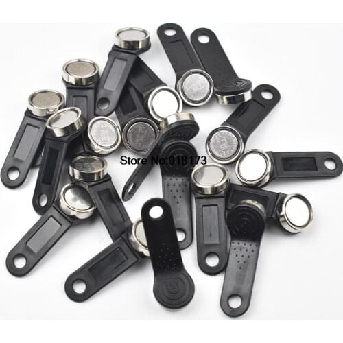 100pcs/lot TM 1990A-F5 iButton with Iron for Magnetic Probe Touch Memory Sauna key