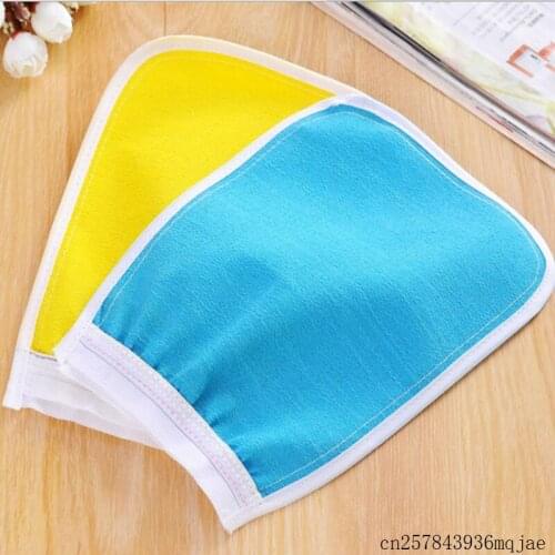 100pcs Bath Gloves Exfoliating Towel Double Side Long Bath Towel Shower Skid Resistance Massage