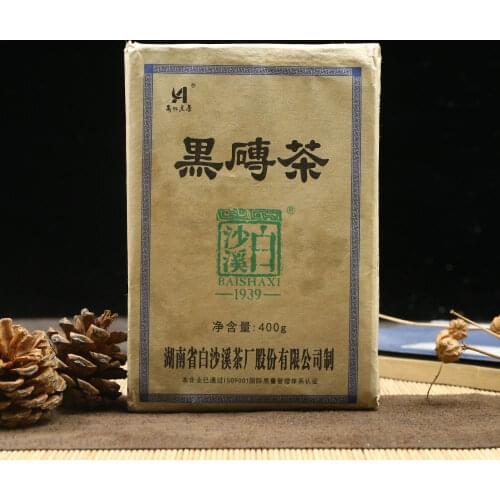 2017/2019 Bai Sha Xi Dark Chinese Tea Black Brick 400g Ancient Tree Health Anhua Dark Chinese Tea