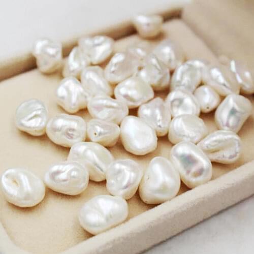 5 / Pcs Bag Natural Freshwater Pearl Geometric Through-hole Loose Beads for Jewelry DIY Bracelets Necklace Jewelry Accessories
