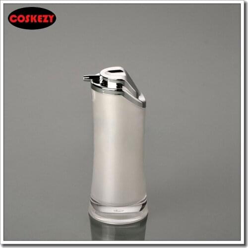 500pcs just free shipping to Canada empty 15ml acrylic press emulsion lotion bottle, 0.5 ounce plastic press cream bottle