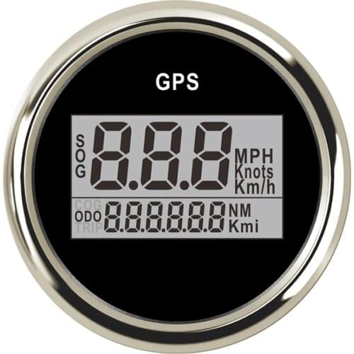 52mm GPS Speedometer Odometer Digital Boat Speedometer Gauge 0~999 knots km/h mph fit Car Boat With Backlight for BMW Chevrolet