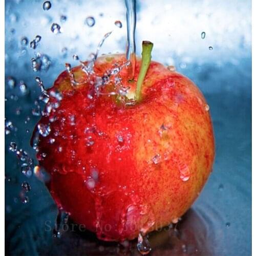 Diamond Embroidery Three Little Red Apple 5D Diy Diamond Painting Cross Stitch Full Square 3D Diamond Mosaic Decorative Stickers