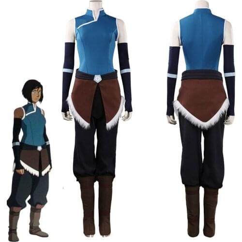 AvataR Korra Cosplay Costume Outfits Halloween Carnival Suit