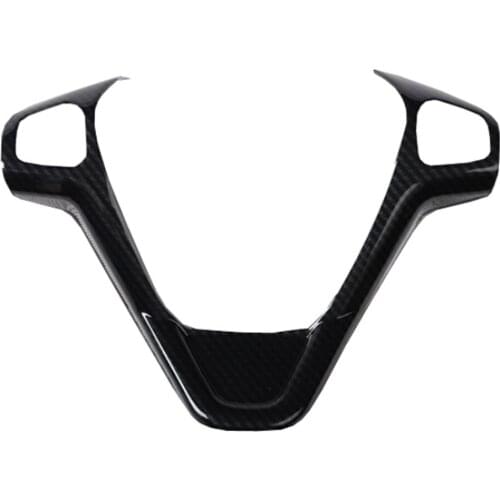Auto Accessories Car Steering Wheel Covers Trim Sticker for Ford New Fiesta MK7 2009-2017 Ecosport 2012-2017