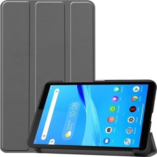 Funda Flip Cover for Lenovo Tab M7 Magnet PU Leather Case for Lenovo Tab M7 2019 TB-7305X/7305F/7305I Tablet+Stylus