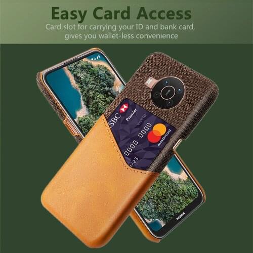 Card Slot Wallet Cover Funda For Nokia X10 X20 Coque Business PU Leather Phone Case For Nokia X 20 10 6.67" 2021 Capa Shell