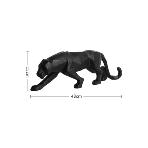 Europe For Indoor Decoration Modern Living Room EPMC Eco-Friendly resin leopard Home Decorate Accessories Animal Crafts