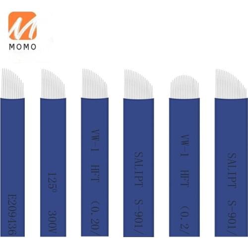 Handmade Line Eyebrows Microblading Needle Tattoo Fixed Frame Handmade Inner Eyeliner Eyebrows Embroidery Needle