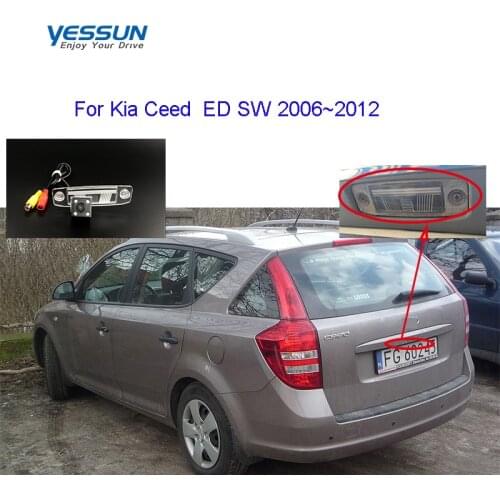 Yessun Rear View Camera For Kia ceed SW ED 2006 2007 2008 2009 2010 2011 2012 backup parking License Plate camera