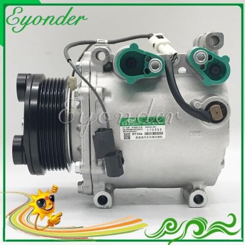MSC90C AC A/C Air Conditioner Compressor Cooling Pump Pulley PV6 for Mitsubishi Lancer 4G63 2.0 AKC200A205AR MN185575 MR216055