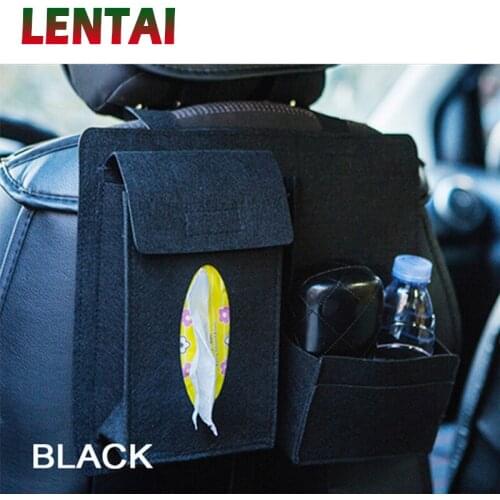 LENTAI For Honda civic 2006-2011 2017 accord 2003-2007 fit Citroen c4 c5 c3 Chery 1Pc Auto Car seat back storage bag Hanging Net