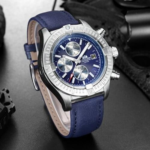 LOSTSOUL Men's Watch With Leather Strap