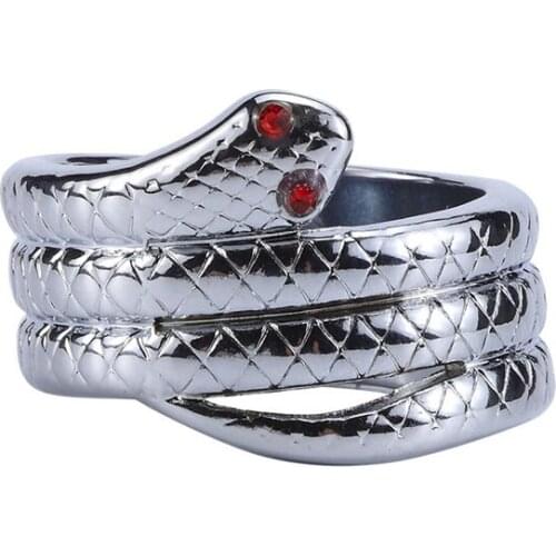 Metal Penis Ring Snake Penis Physical Exercise Time Delay Tools Lock Ring Adult Sex Toys Restrain Male Penis Movement Ring