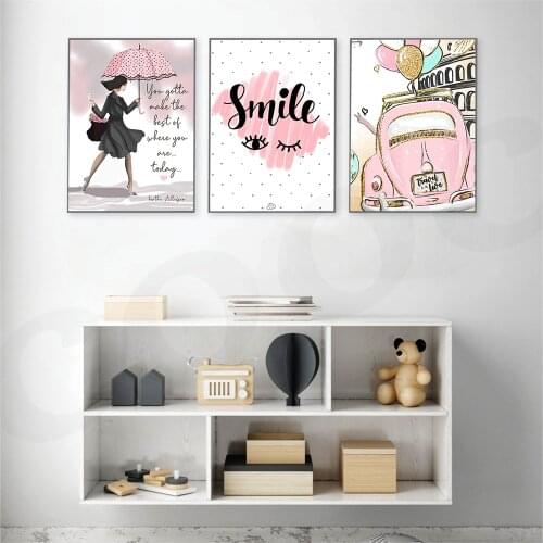 Fashion Smile Eyes Art Painting Living Room Decoration Canvas Poster Modern Home Decor Nordic Golden Print Wall Picture