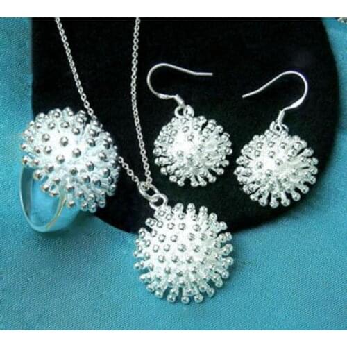 N925 sterling silver color two female models wholesale cheap bridal party jewelry set jewelry wholesale website factory outlets