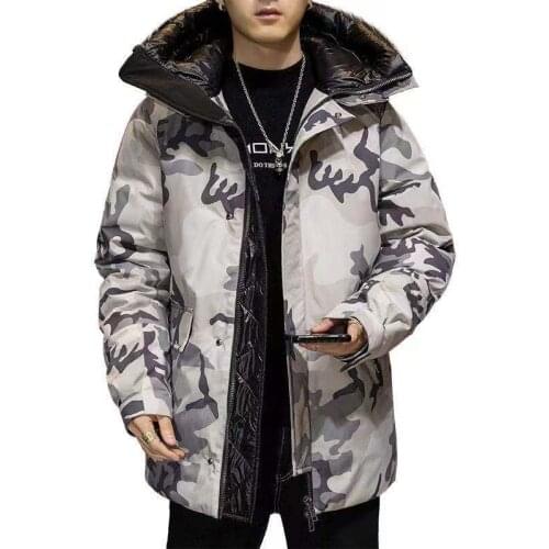 ANSZKTN NEW arrival High Quality Wholesale Thick Lovers' Outdoor Winter Thicken Duck Down Coat Casual Slim Overcoat Fashion