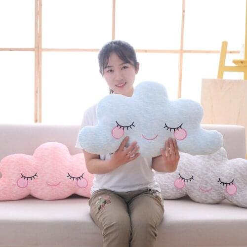 65cm Cloud Plush Toy Pillow Kawaii Stuffed Soft Cushion Nice Sofa Pillow Lovely Christmas Gift for Home Decoration
