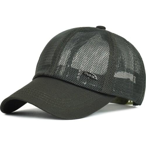 Summer Mesh Outdoor Sport Quick Drying Baseball Cap Men Woman Breathable Hat Dad Hat Adjustable Trucker Style Low Profile Caps