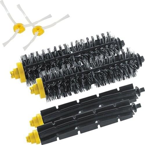 Bristle and Flexible Beater Brush + Side Brush for iRobot Roomba 780 770 790 760 Vacuum Cleaner