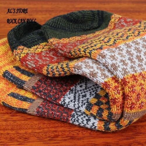 SK2 Super Quality Cotton Flexible Autumn Stockings Soft Thick Warm Stylish Durable Socks For Foot 24-28cm