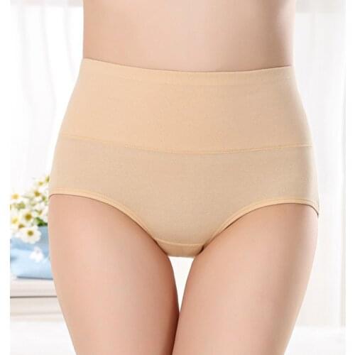Womens Briefs Comfortable Womens Cotton Underpants High Waist Underwear Sexy Ultra-thin Panties Onderbroek Culotte Push Up