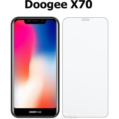 Tempered Glass For Doogee X70 9H Safety Ultra-thin Smartphone Front Film Glass Protector For Doogee X70 5.5 Screen Protector