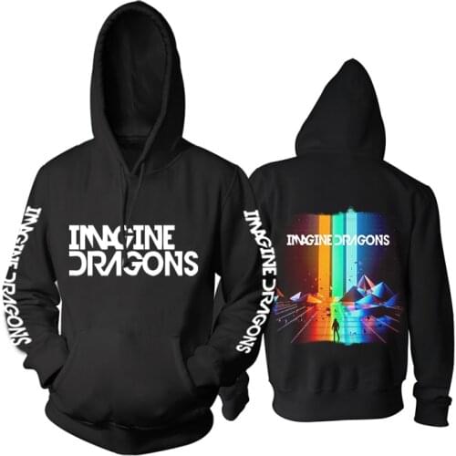 20 designs Imagine Dragons 3D Rock Cotton Hoodies brand shell jacket punk metal sudadera pollover Sweatshirt fleece Outerwear
