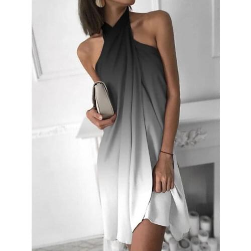 Spring Elegant Bead Halter Office Lady Mini Dress Casual Long Sleeve Women Party Dress Sexy Off Shoulder Hollow Out Black Dress