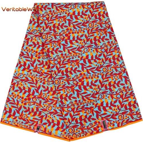 2020 New Ankara African Polyester Wax Prints Fabric Veritable Wax High Quality 6 Yards African Fabric For Party Dress FP6188