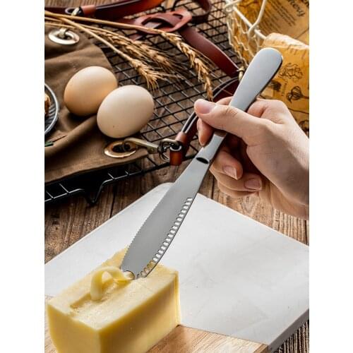3 in 1 Stainless Steel Butter Knife Cream Knife Multifunction Western Bread Jam Knife Cream Cutter Utensils Cutlery Dessert Tool