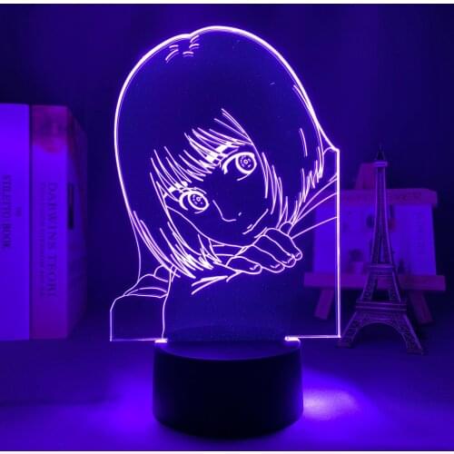 3d Lamp Anime Attack on Titan Armin Arlert for Bedroom Decorative Light Kids Birthday Gift Attack on Titan LED Night Light Manga