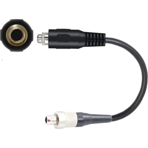 HIXMAN CA515 Convert Adapter For Sennheiser 3.5mm Plug To Zaxcom Lectrosonics SSM 3-Pin Lemo Wireless Bodypack Transmitter