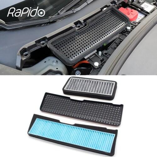 Car Exterior Functional Modification Accessories for Tesla Model 3 2021 Air Conditioner Vent Cover Port Anti-Blocking Insect Net