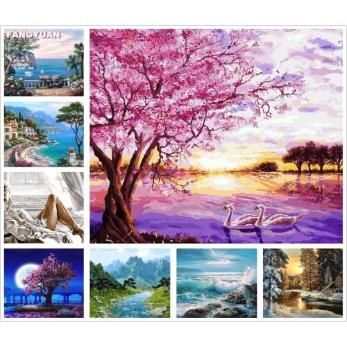 5D Diy Diamond Painting Tree Diamond Embroidery Mosaic Landscape Cross Stitch Rhinestone Painting Crafts Art Home Decoration