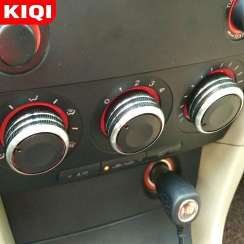 Car Ac Knob Air Conditioning Knobs for Toyota Old Corolla Before 2016 for BYD F3 F3R Car Heat Control Switch Knob Aluminum Alloy