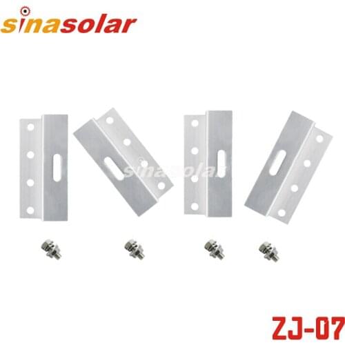 Big Z-Style Aluminum Solar Panel Roof Mounting Bracket Supporting Solar Panel Z Mounting Z Bracket RV Boat Off Grid Roof