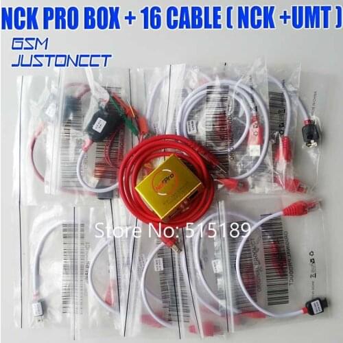 Gsmjustoncct 2019 The Newest Original NCK PRO BOX / nck Pro 2 box ( support NCK + UMT 2 in one )For Huawei Y3,Y5,Y6+15cables