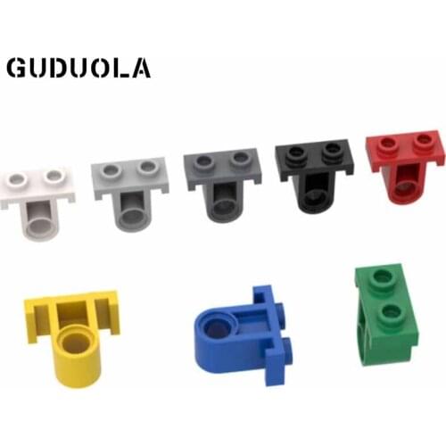 Guduola Special Bricks Technic Pin Joiner Plate 1x2x1& 1/2 (32529) T-beam with Plate 1x2 with Knob MOC Building Block 50pcs/LOT