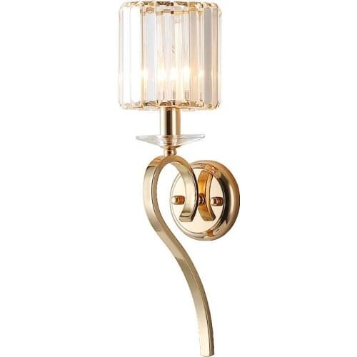 Crystal Wall Lamp Bedroom Wall Light Living Room Dining Room Restaurant Wall Light Bedside Wall Light Coffee Shop Canteen Light