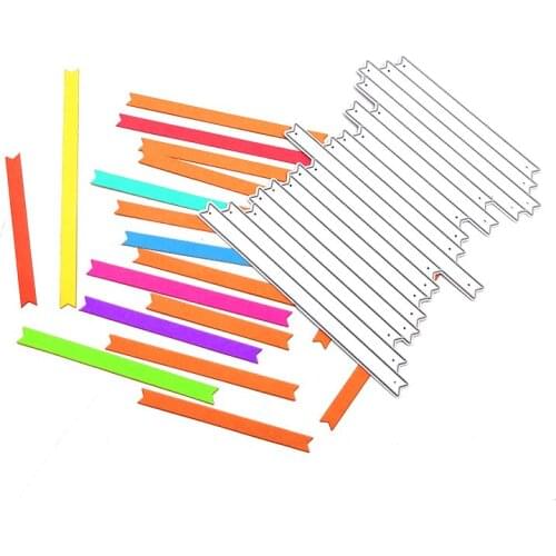 Julyarts Strip Halloween Dies Metal Cutting Dies For Scrapbooking Stencil Album Make Template Decor Model Craft