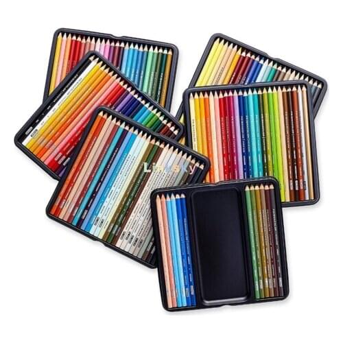New USA Original 132 colors Prismacolor Premier Oil Color Pencils, Sanford Hand Drawing Sketch Pencil Art School Supply Tin Box