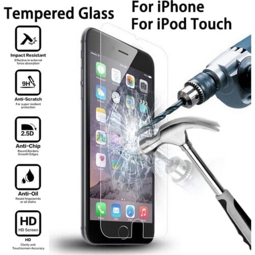 Wholesale Tempered Screen Protector for iPhone 6s 6plus for iphone 7 for iphone 7plus X 8 glass