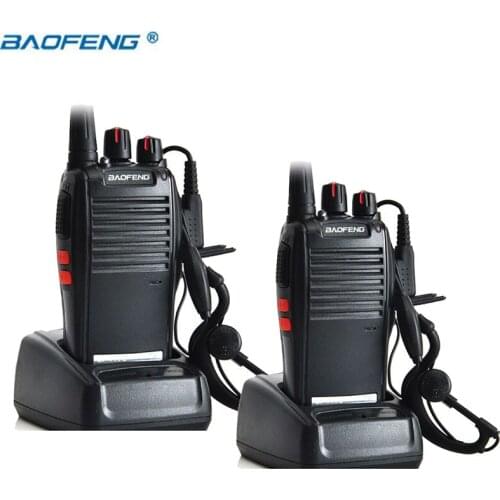 2PCS BaoFeng BF-777S Portable Walkie Talkie BF 777S Two-way Radio UHF 400-470MHz Transceiver Ham Radio Interphone Add Earpiece